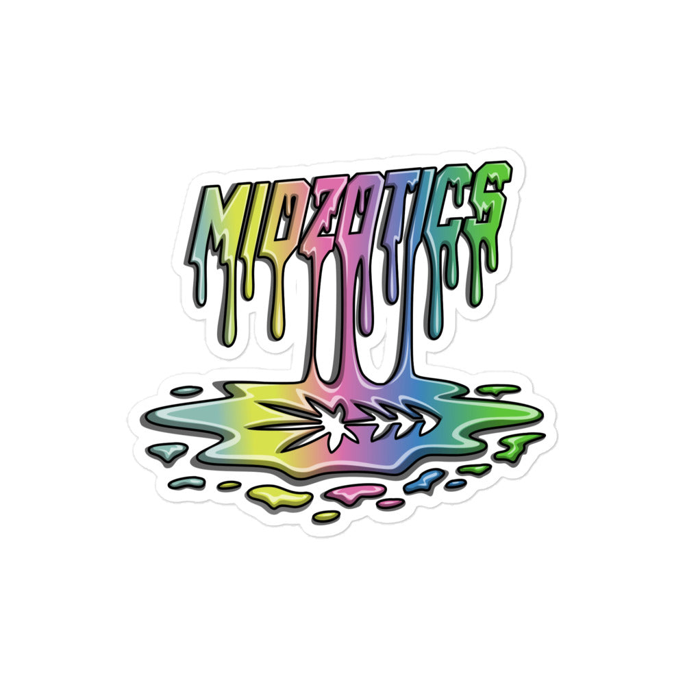 DRIP LOGO STICKER - WHITE