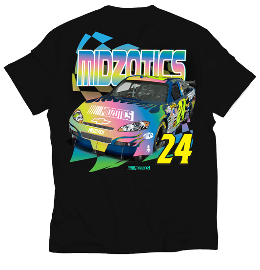 JEFF GORDON TEE - BLACK - MIDZOTICS