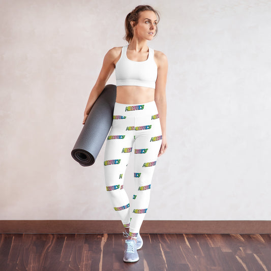 Logo Monogram Yoga Leggings - MIDZOTICS
