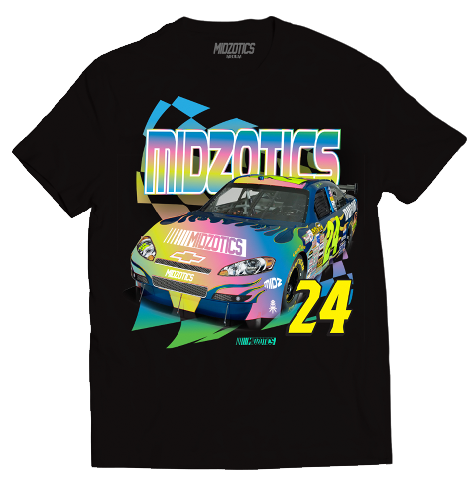 JEFF GORDON TEE - BLACK - MIDZOTICS