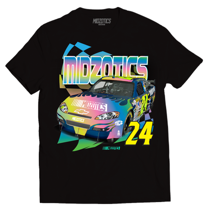 JEFF GORDON TEE - BLACK - MIDZOTICS