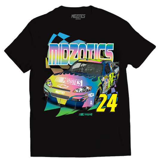 JEFF GORDON TEE - BLACK - MIDZOTICS